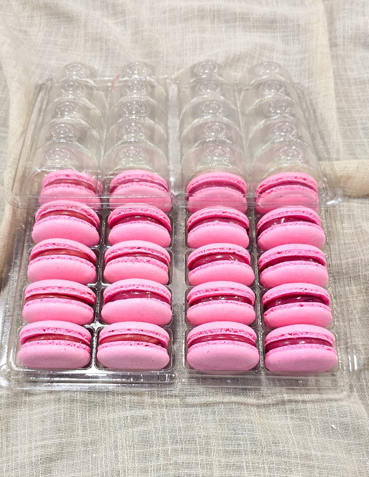 MACARON ROSA - FRUTAS VERMELHAS - 20 UNIDADES - Imagem 2