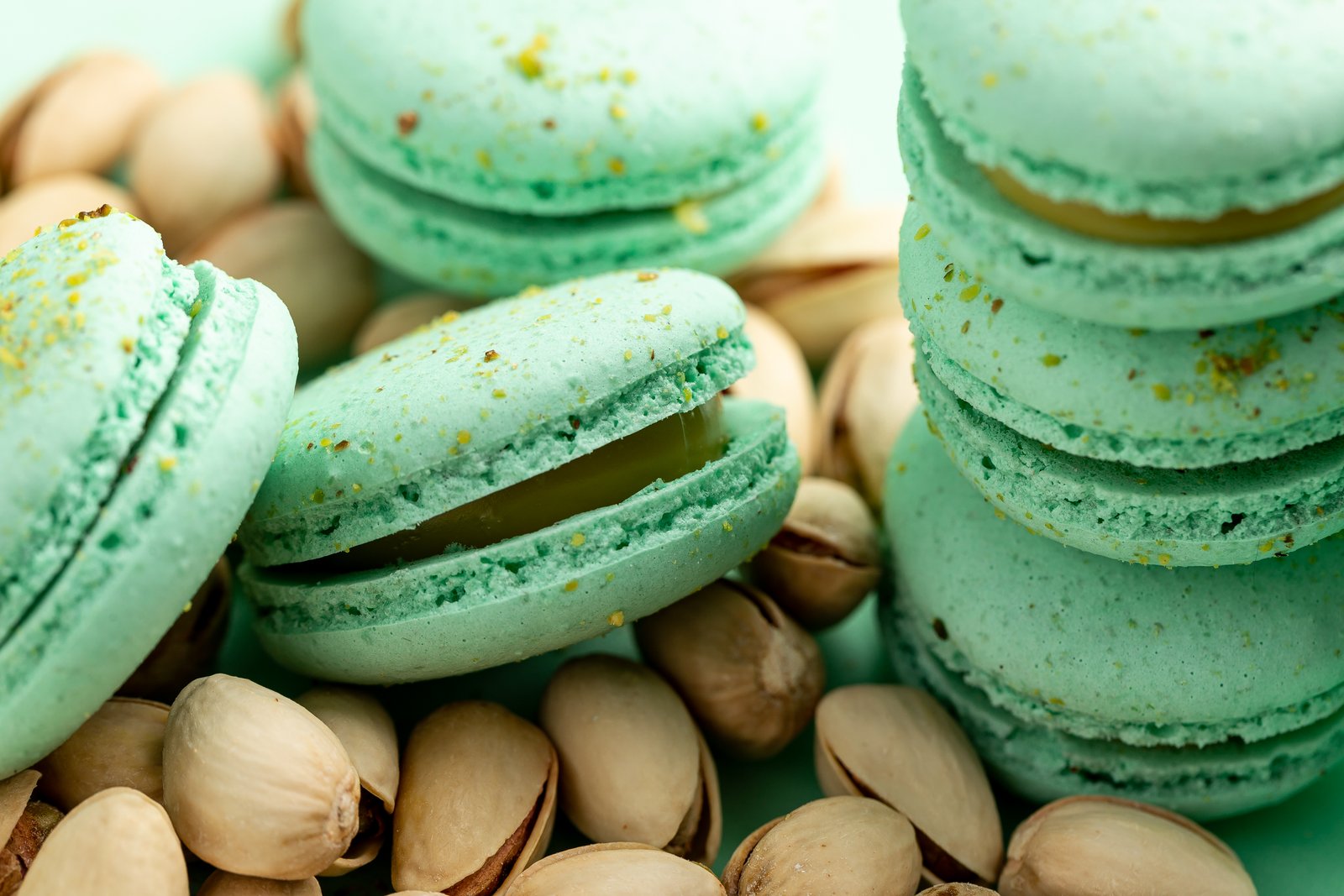 MACARON VERDE - PISTACHE - 20 UNIDADES